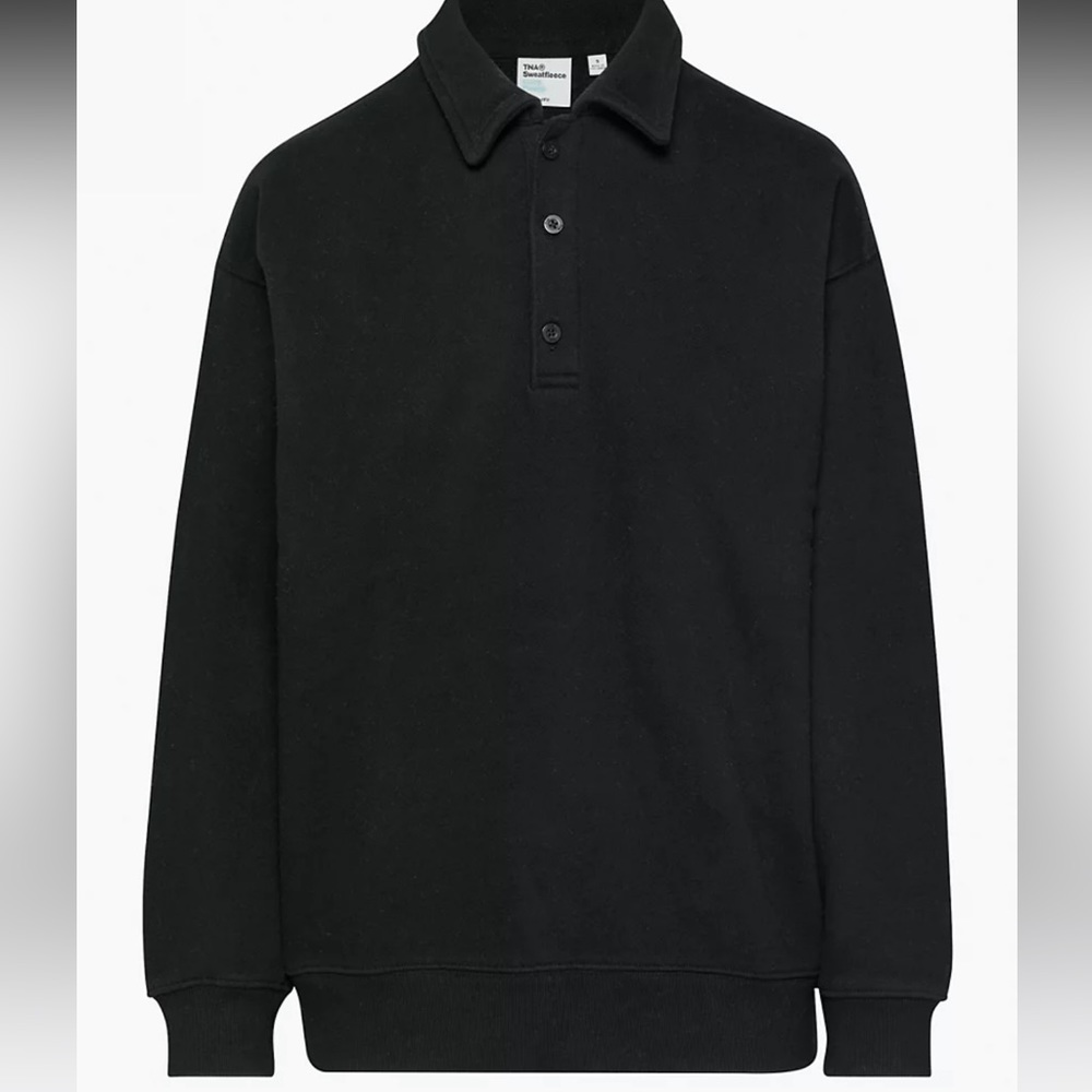 TNA Cozy Fleece Boyfriend Polo
